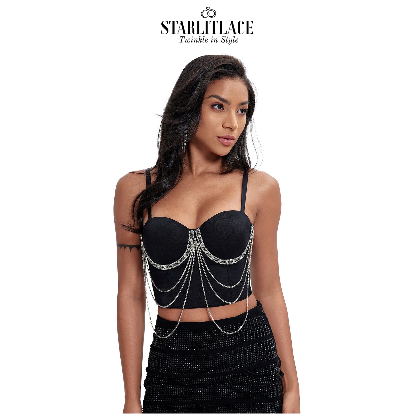 Jewelry Bridge - Women Corset Bra